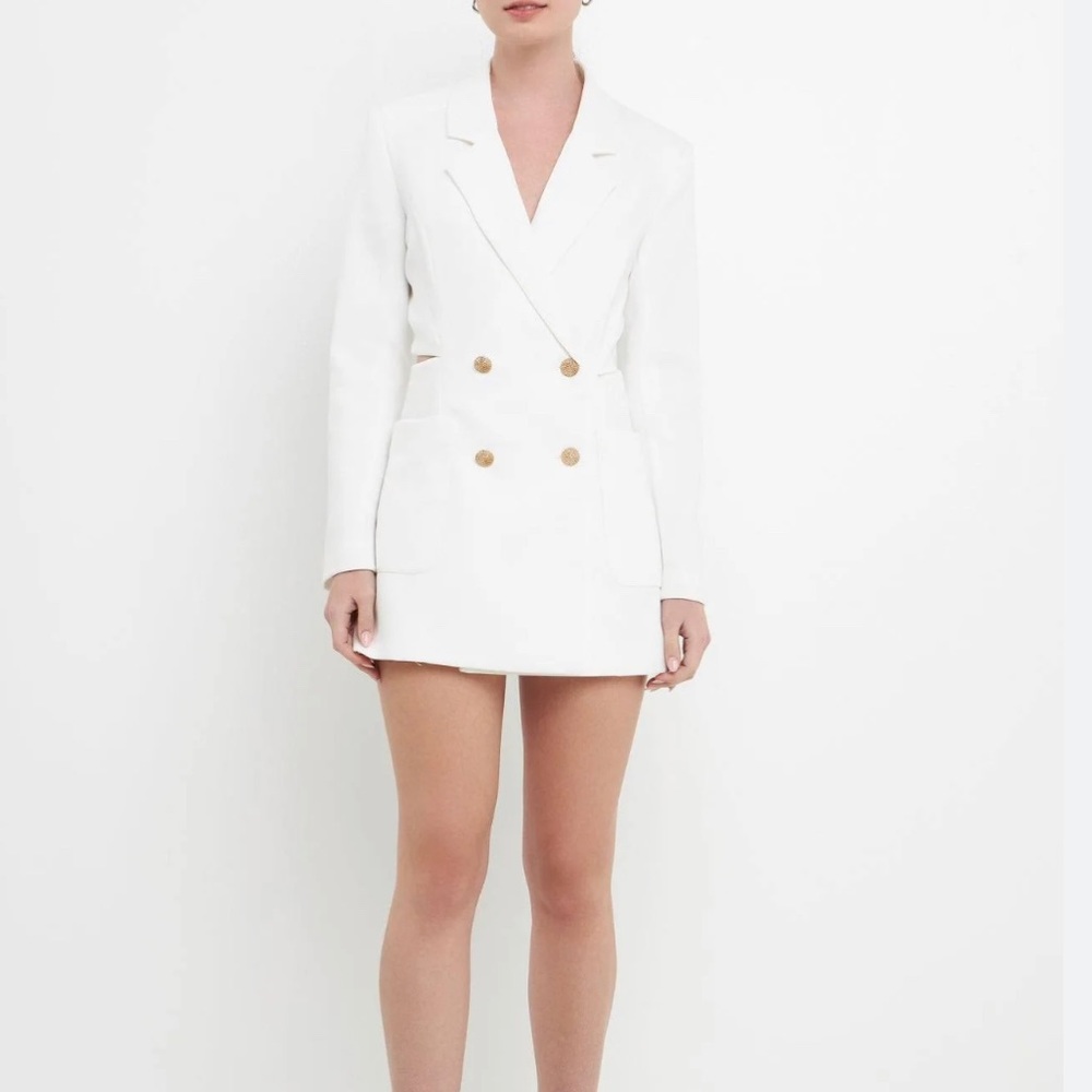 Endless Rose Women's Blazer Cutout Romper. NWT.